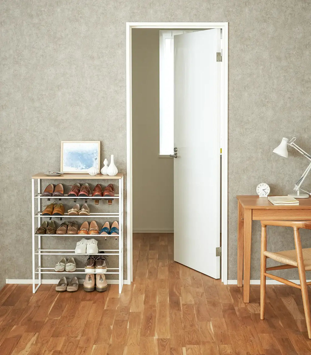 Six-Tier Steel Shoe Rack