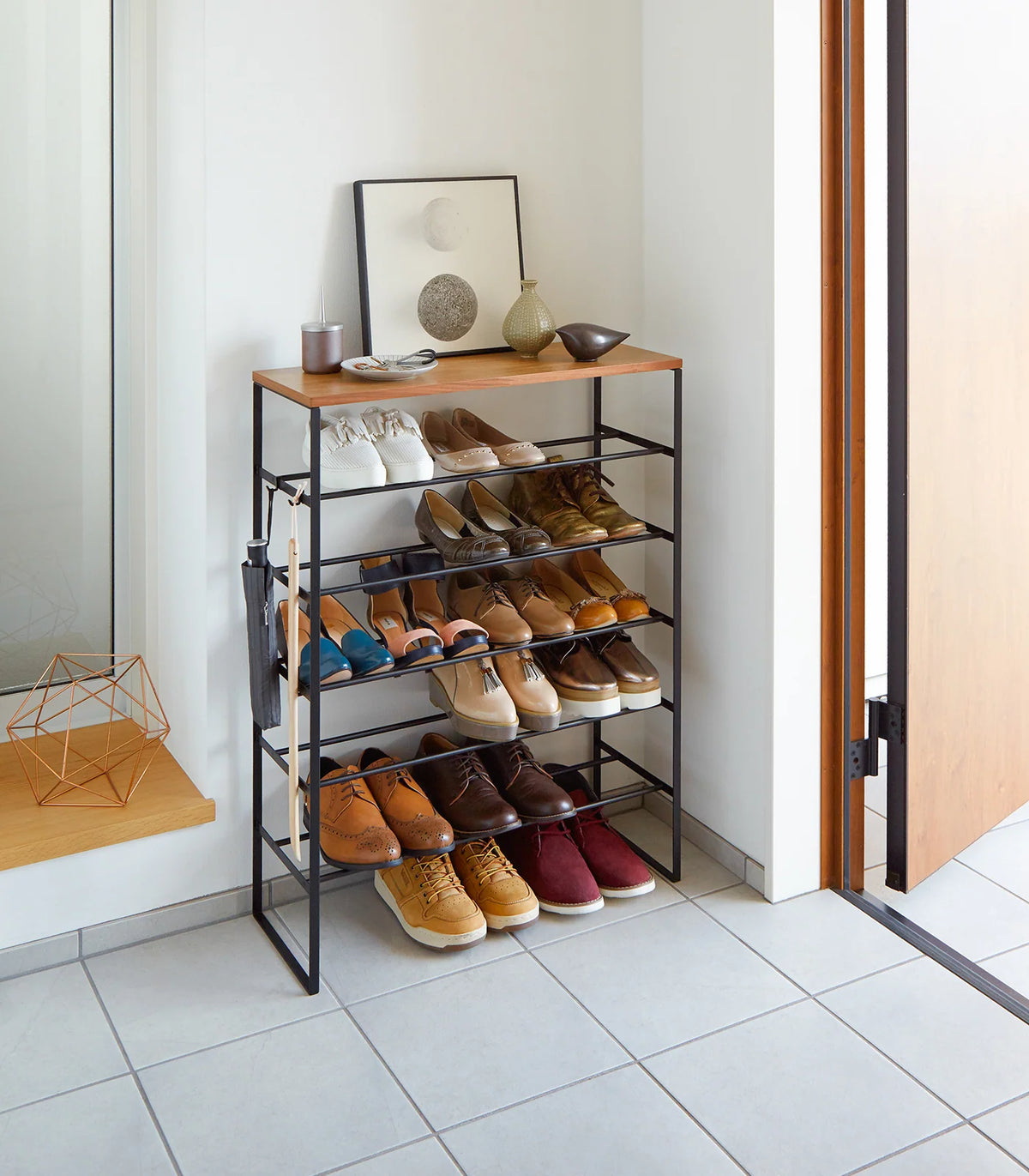 Six-Tier Steel Shoe Rack