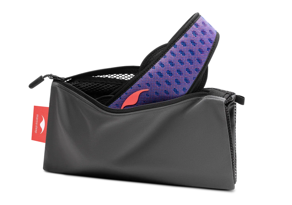 Sleep Mask Travel and Laundry Bag That Converts from a Compact Case to a Mesh Bag for Cleaning