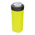 Slim Can Cooler for 12 oz Drinks with Magnetic Hold to Help Keep Cans Upright on Boating Days — Citron
