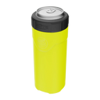Slim Can Cooler for 12 oz Drinks with Magnetic Hold to Help Keep Cans Upright on Boating Days — Citron
