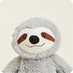 Sloth Stuffed Animal, Gray Warmable Weighted Plush for Bedtime Comfort and Relaxing Snuggles