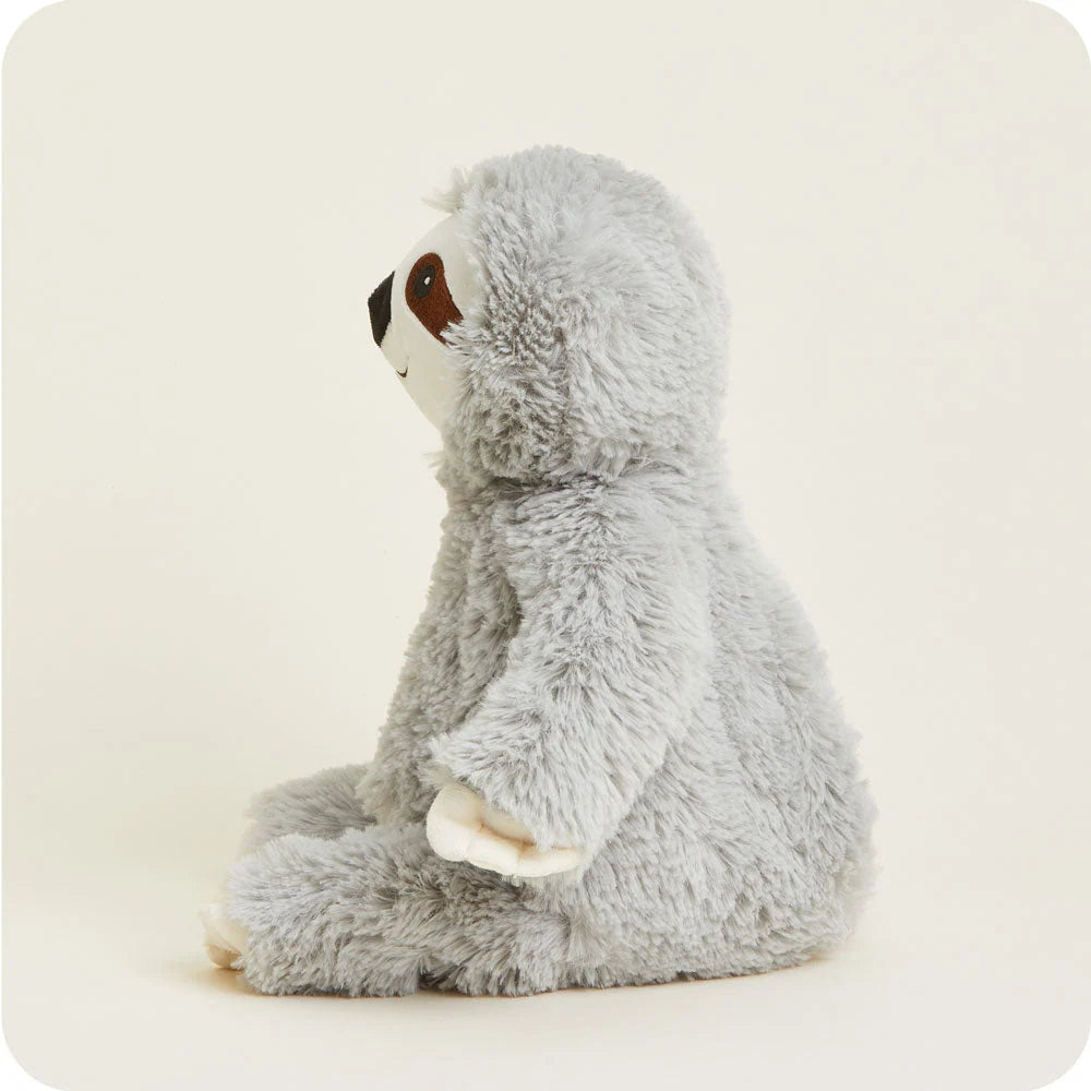 Sloth Stuffed Animal, Gray Warmable Weighted Plush for Bedtime Comfort and Relaxing Snuggles