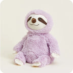 Sloth Stuffed Animal, Purple Heatable Lavender-Scented Weighted Plush Comfort Buddy for Bedtime and Relaxation
