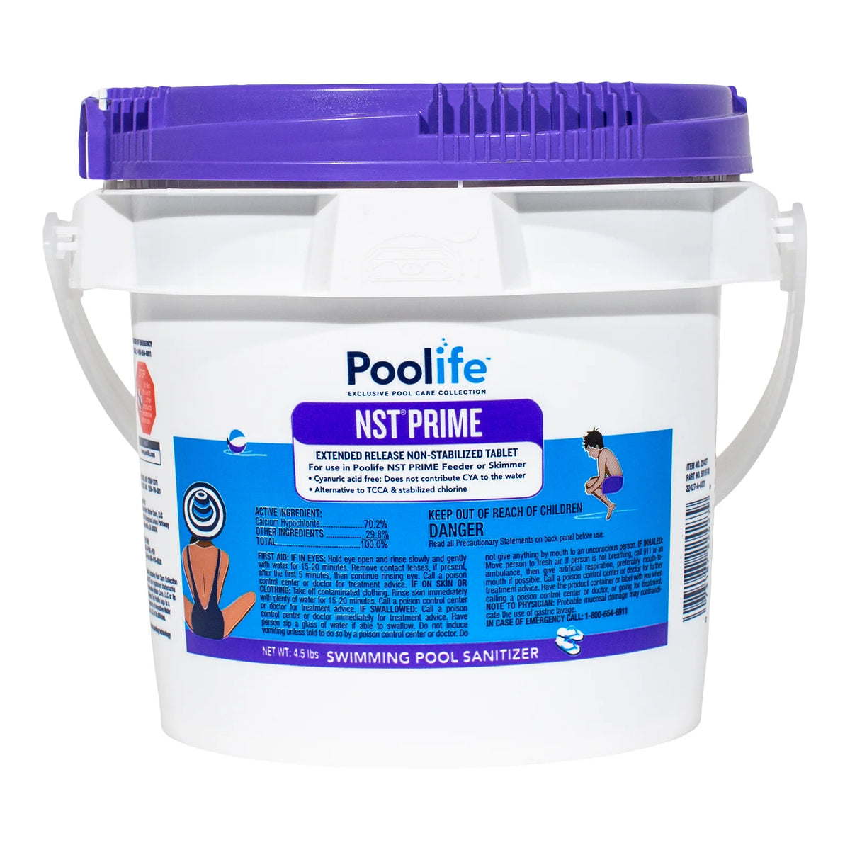 Slow-Dissolving Pool Tablets, 4.5 lb