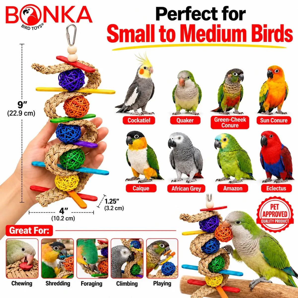 Small Bird Chew Toy