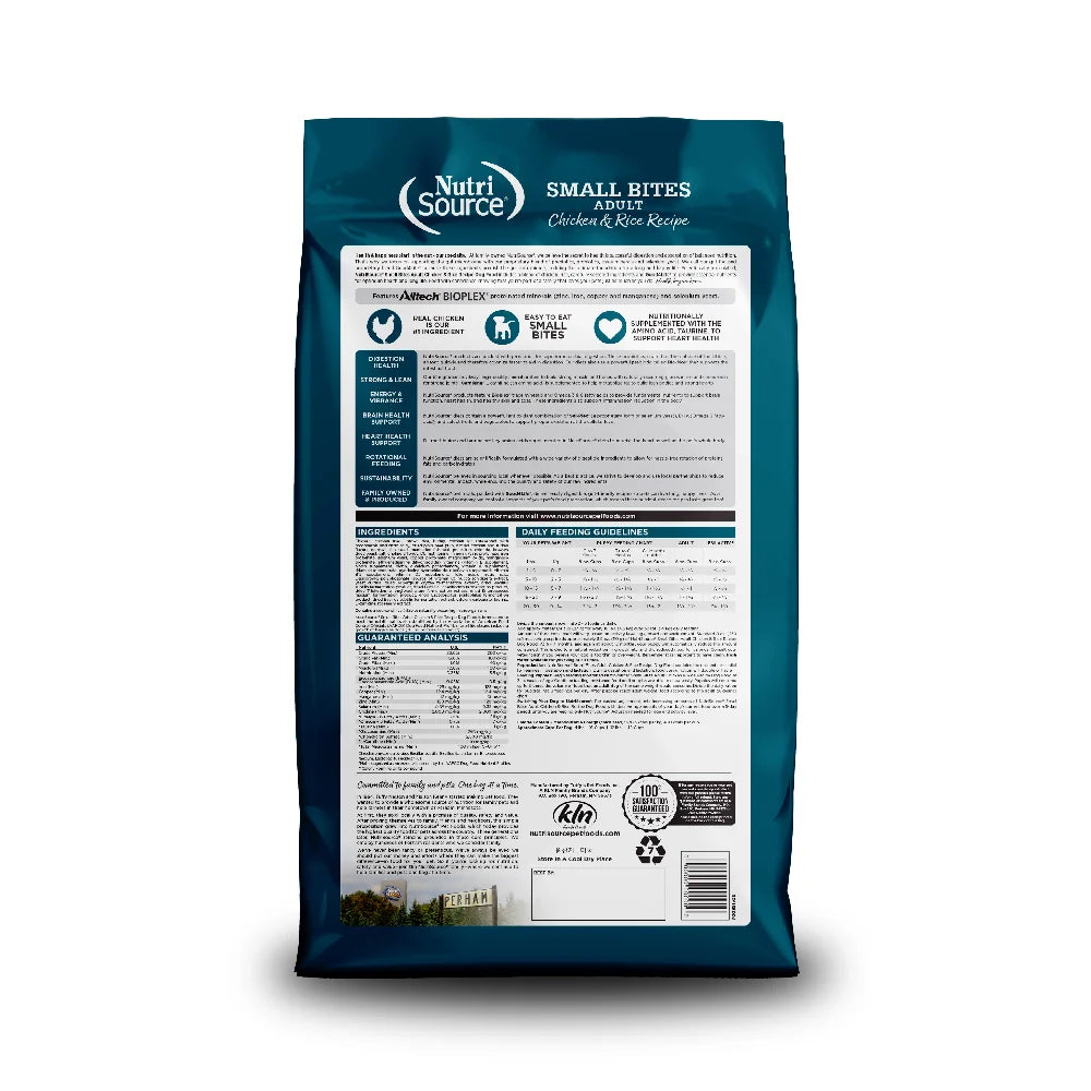 Small Bites Chicken & Rice Dry Dog Food
