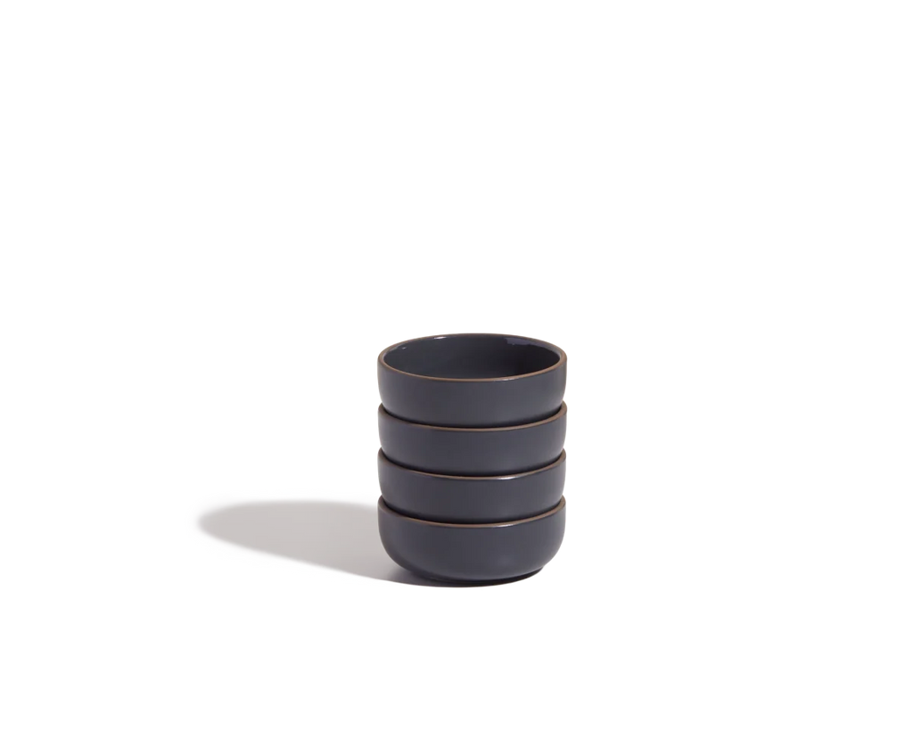 Small Ceramic Bowls in a Set of Four