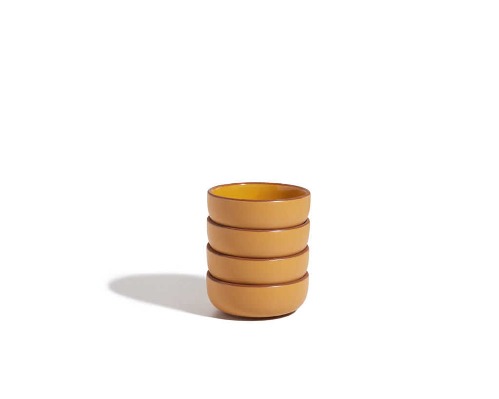 Small Ceramic Bowls in a Set of Four