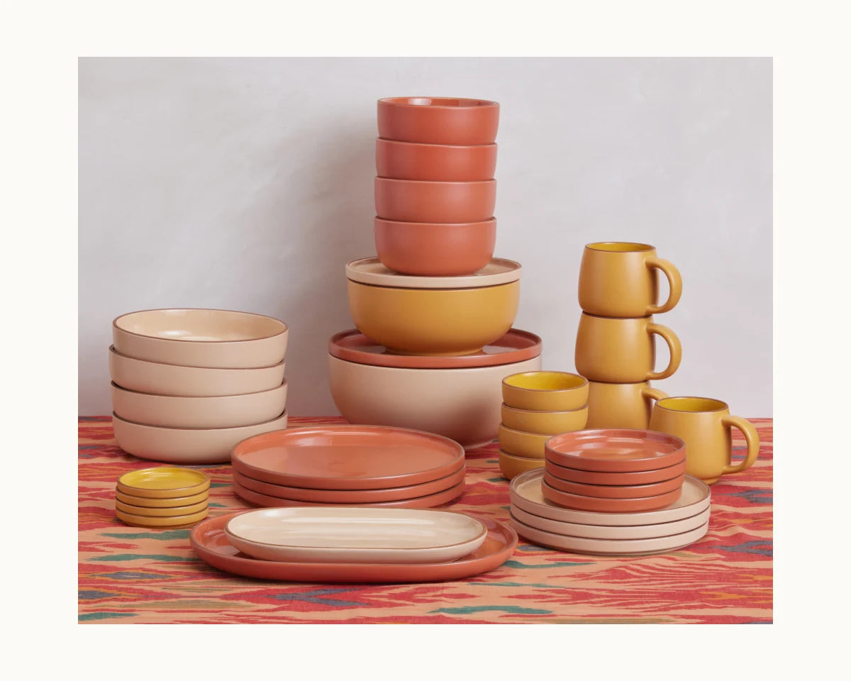 Small Ceramic Bowls in a Set of Four