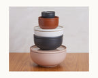 Small Ceramic Bowls in a Set of Four