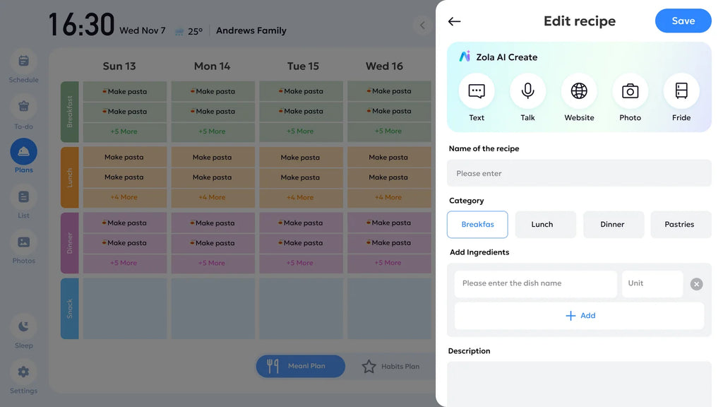 Smart Digital Calendar