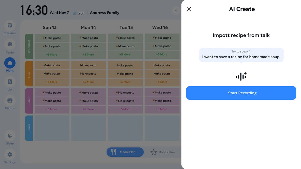 Smart Digital Calendar
