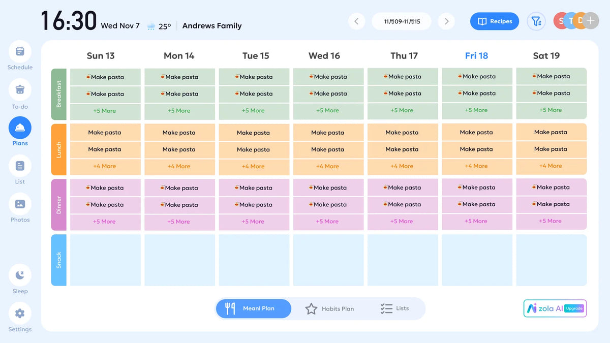 Smart Digital Calendar
