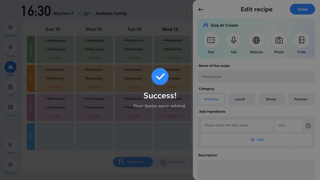 Smart Digital Calendar