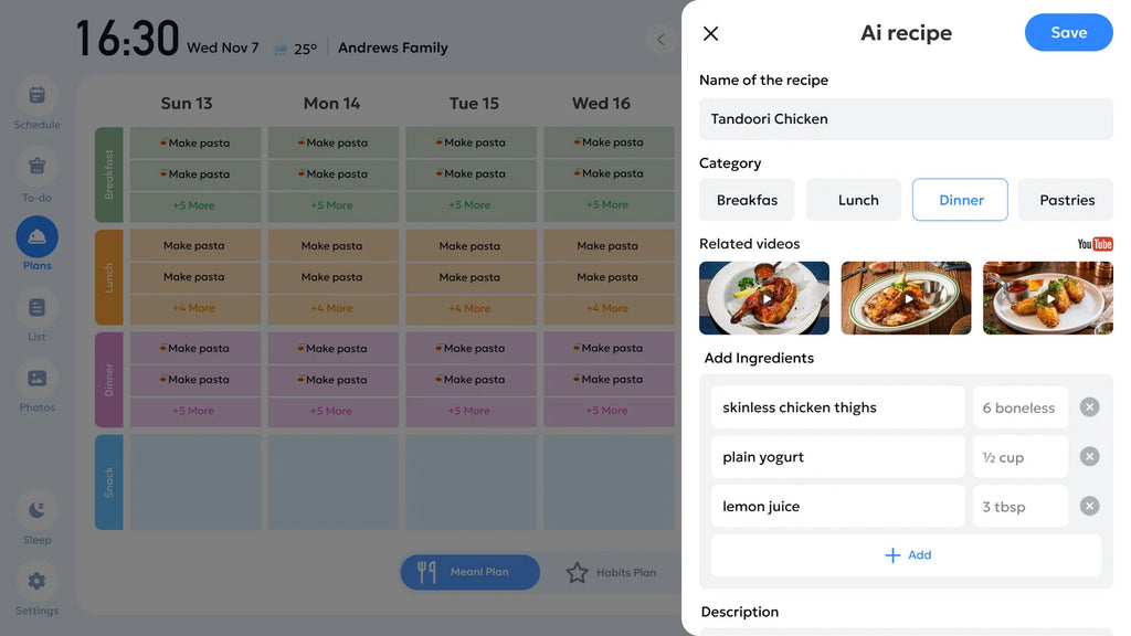 Smart Digital Calendar