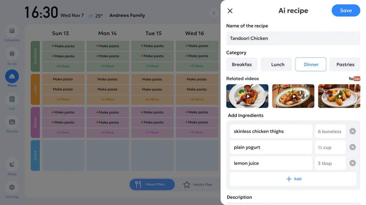 Smart Digital Calendar