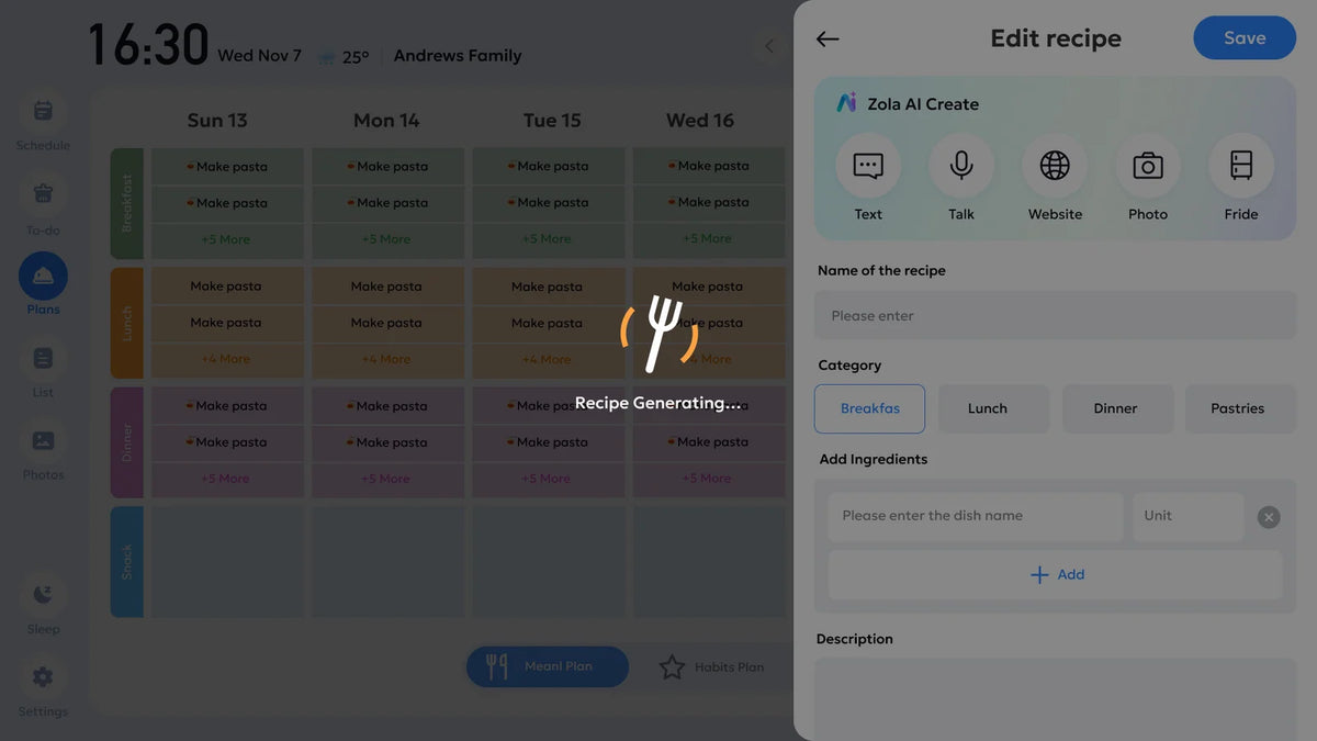 Smart Digital Calendar