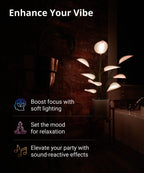 Smart Mood Light with Dynamic Colors, Textures and Atmospheric Effects for a Digital Fireplace Ambience