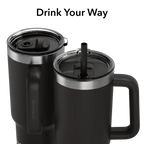 Smart Water Tumbler, 30 oz Recycled Stainless Steel