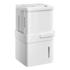 Smart Wi-Fi Dehumidifier for Bedroom and Basement with 20-Pint Daily Moisture Removal and Nested Bucket Design