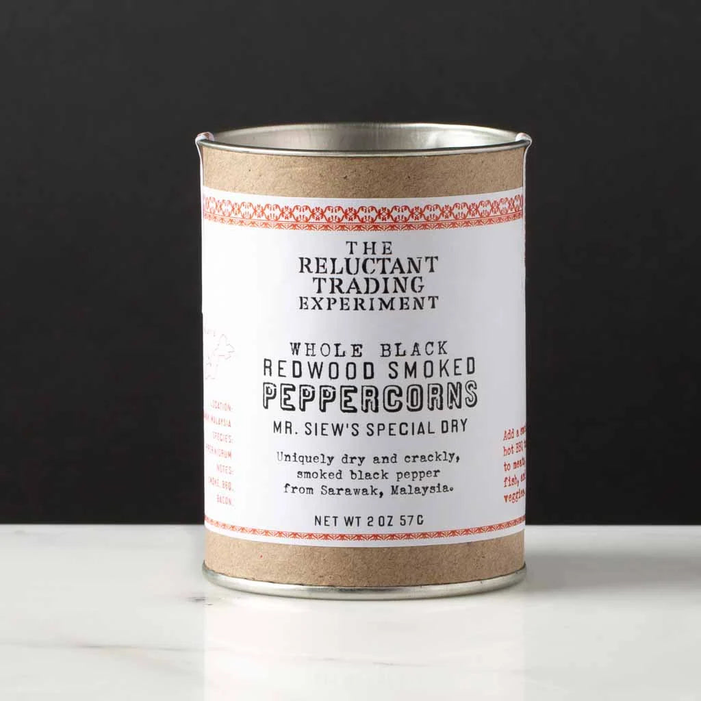 Smoked Black Peppercorns, 2oz tube
