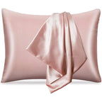 Smooth 100% Mulberry Silk Pillowcase, Baby Pink
