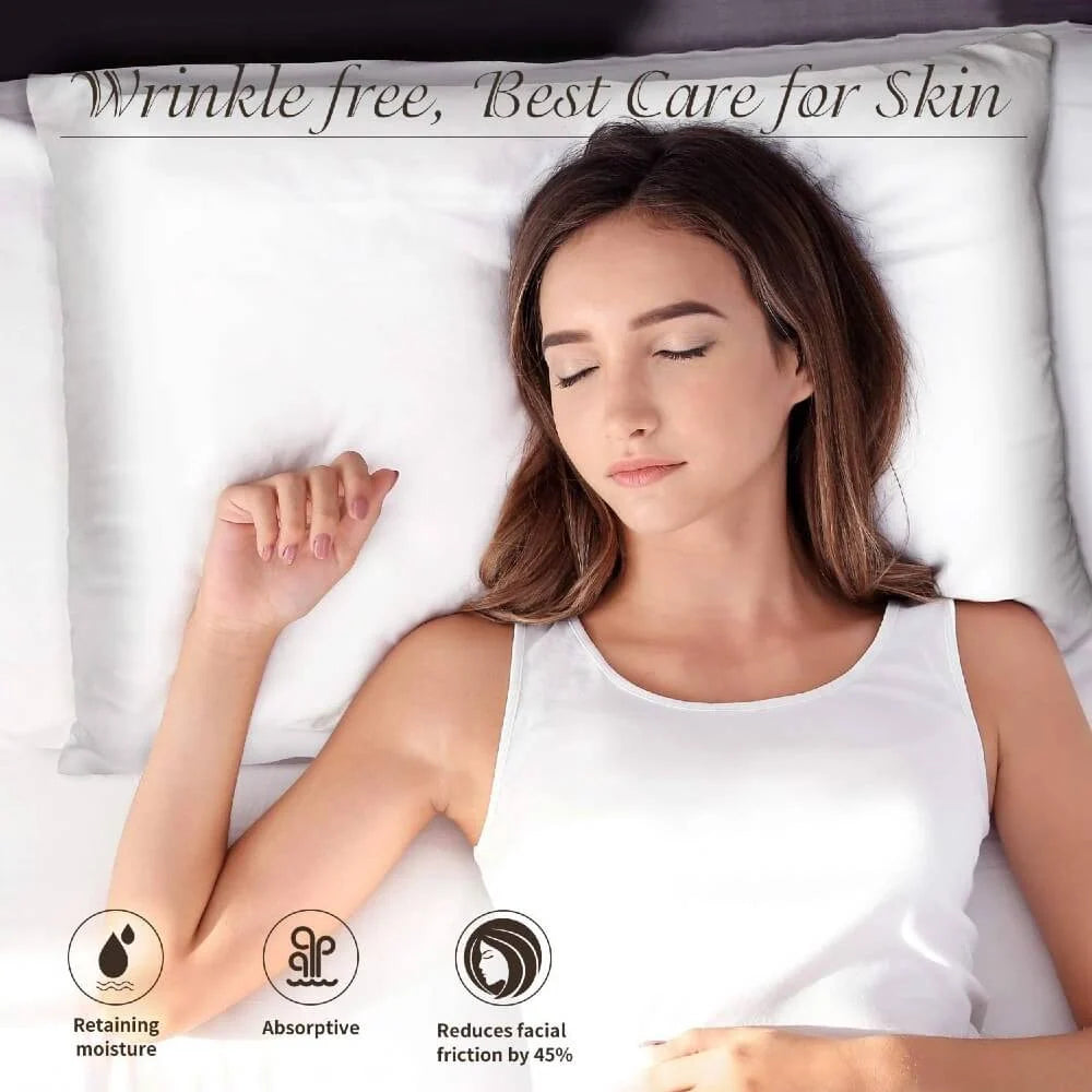 Smooth 100% Mulberry Silk Pillowcase