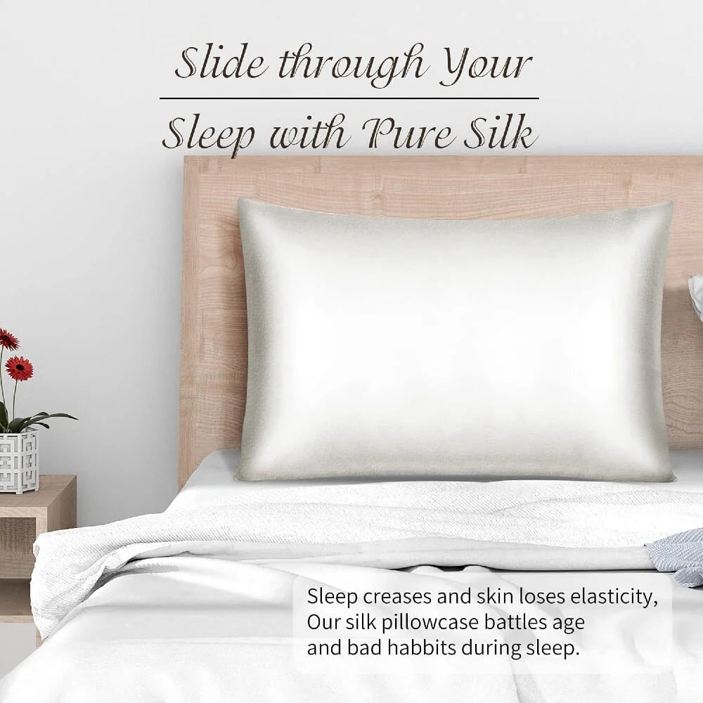 Smooth 100% Mulberry Silk Pillowcase