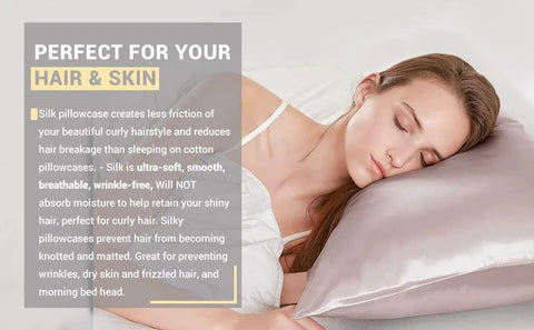 Smooth 100% Mulberry Silk Pillowcase