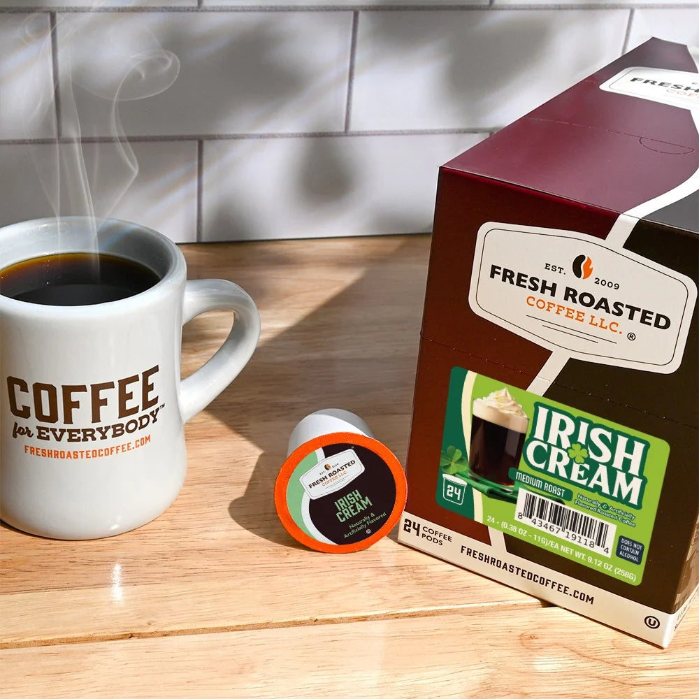 Smooth Irish Cream Flavored Coffee Pods