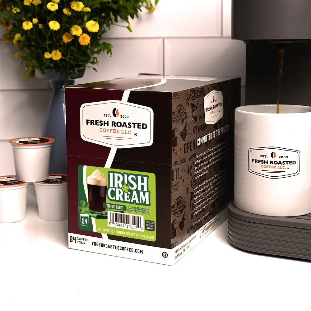 Smooth Irish Cream Flavored Coffee Pods