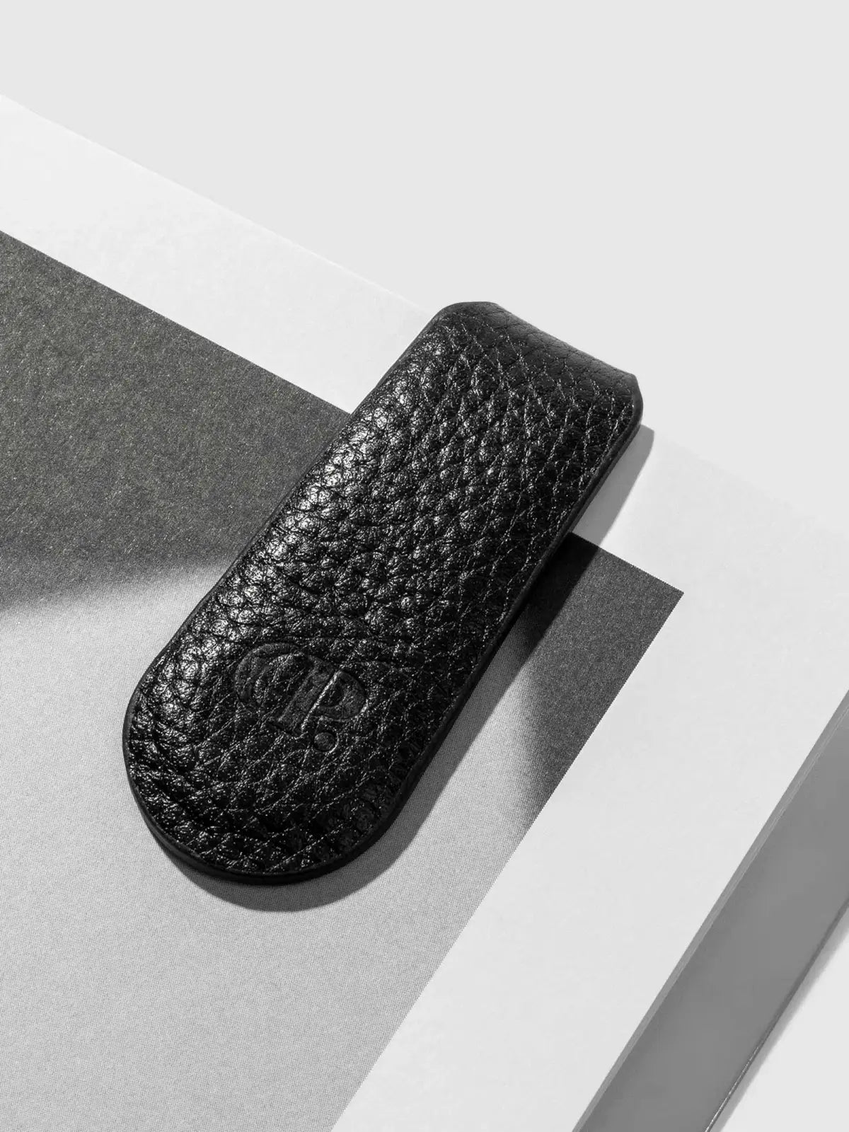Smooth Leather Magnetic Bookmark