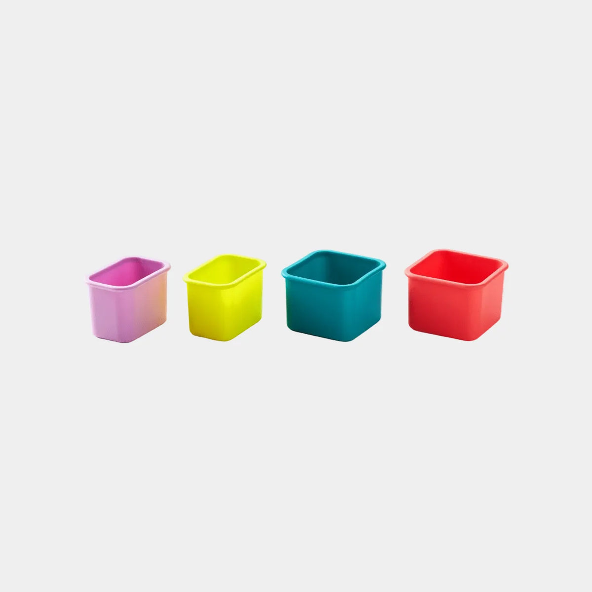 Snack Container Pods in a 4-Pack for Rover and Explorer to Keep Fruit and Vegetables Separate