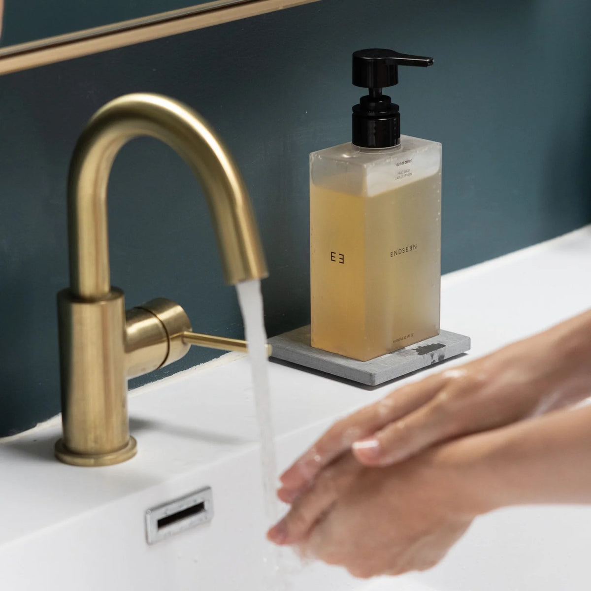 Soap Caddy 2-Pack for Small Bathroom and Kitchen Sinks with Quick-Drying Non-Slip Bottle Platforms