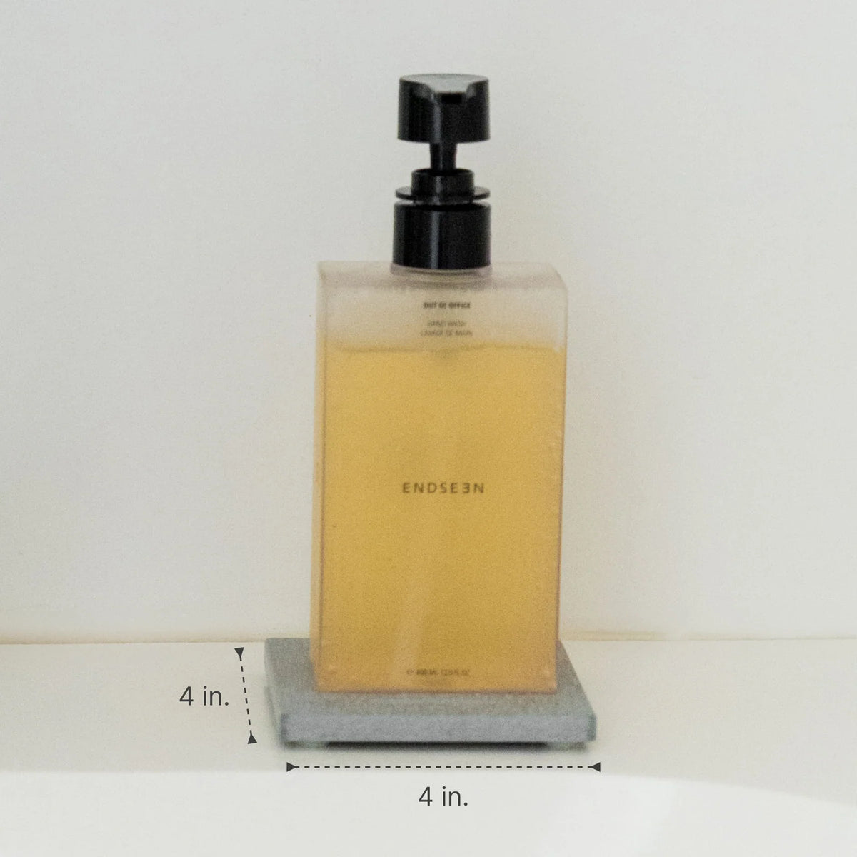 Soap Caddy 2-Pack for Small Bathroom and Kitchen Sinks with Quick-Drying Non-Slip Bottle Platforms