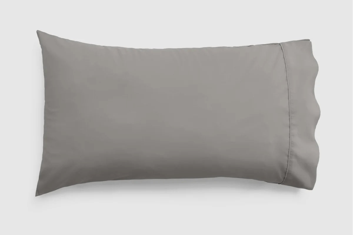 Soft Microfiber Pillowcase Set in White, Dove Grey, Navy, Cream, Grey or Silver Blue with Standard, Queen and King Sizes
