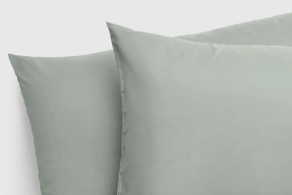 Soft Microfiber Pillowcase Set in White, Dove Grey, Navy, Cream, Grey or Silver Blue with Standard, Queen and King Sizes