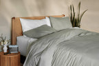Soft Microfiber Pillowcase Set in White, Dove Grey, Navy, Cream, Grey or Silver Blue with Standard, Queen and King Sizes
