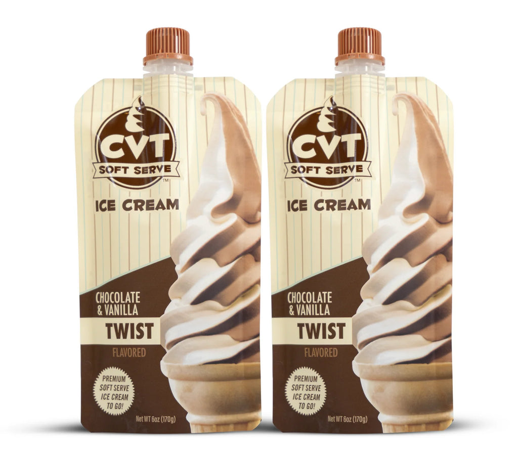 Soft Serve Ice Cream 2-Pack in Handheld Pouches