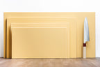Soft-Surface Kitchen Cutting Board with Rigid Wood Core, Dishwasher Safe, Four Size for Chefs