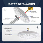 Solar Flagpole Light with 26 LEDs, 7000K Cool White Glow, Auto Dusk-to-Dawn Lighting for Outdoor Flag Display