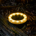 Solar Ground Lights for Garden Paths and Outdoor Areas, Waterproof Rustproof ABS LED Pathway Lighting, 2 Pack