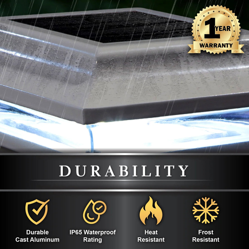 Solar Post Cap Light