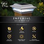 Solar Post Cap Light