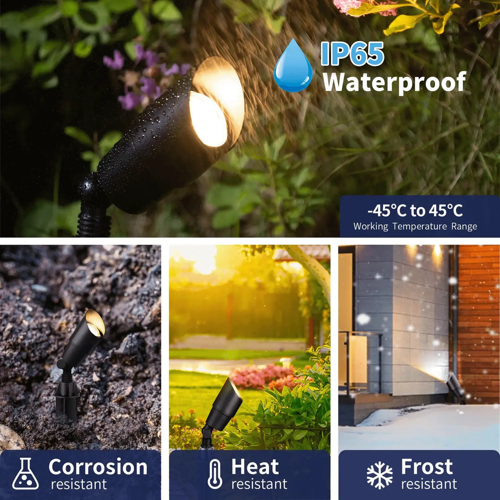 Solid Brass Landscape Spotlight