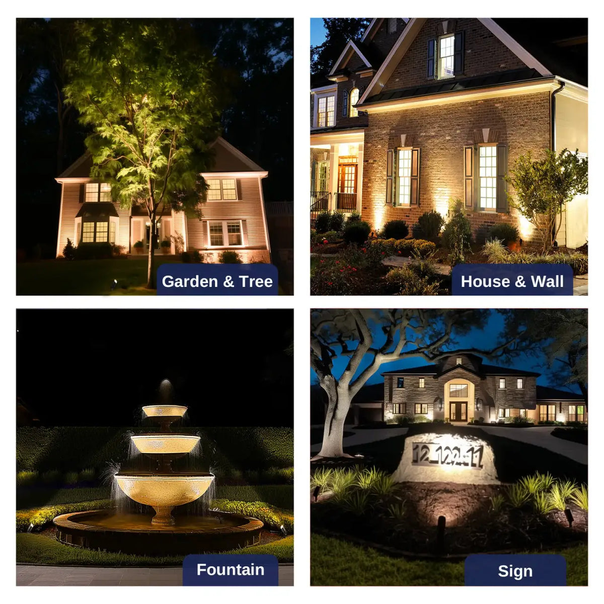 Solid Brass Landscape Spotlight