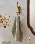 Solid Brass Wall Hook for Home Organization, French Antique Inspired Sculptural Decor for Entryways and Bathrooms