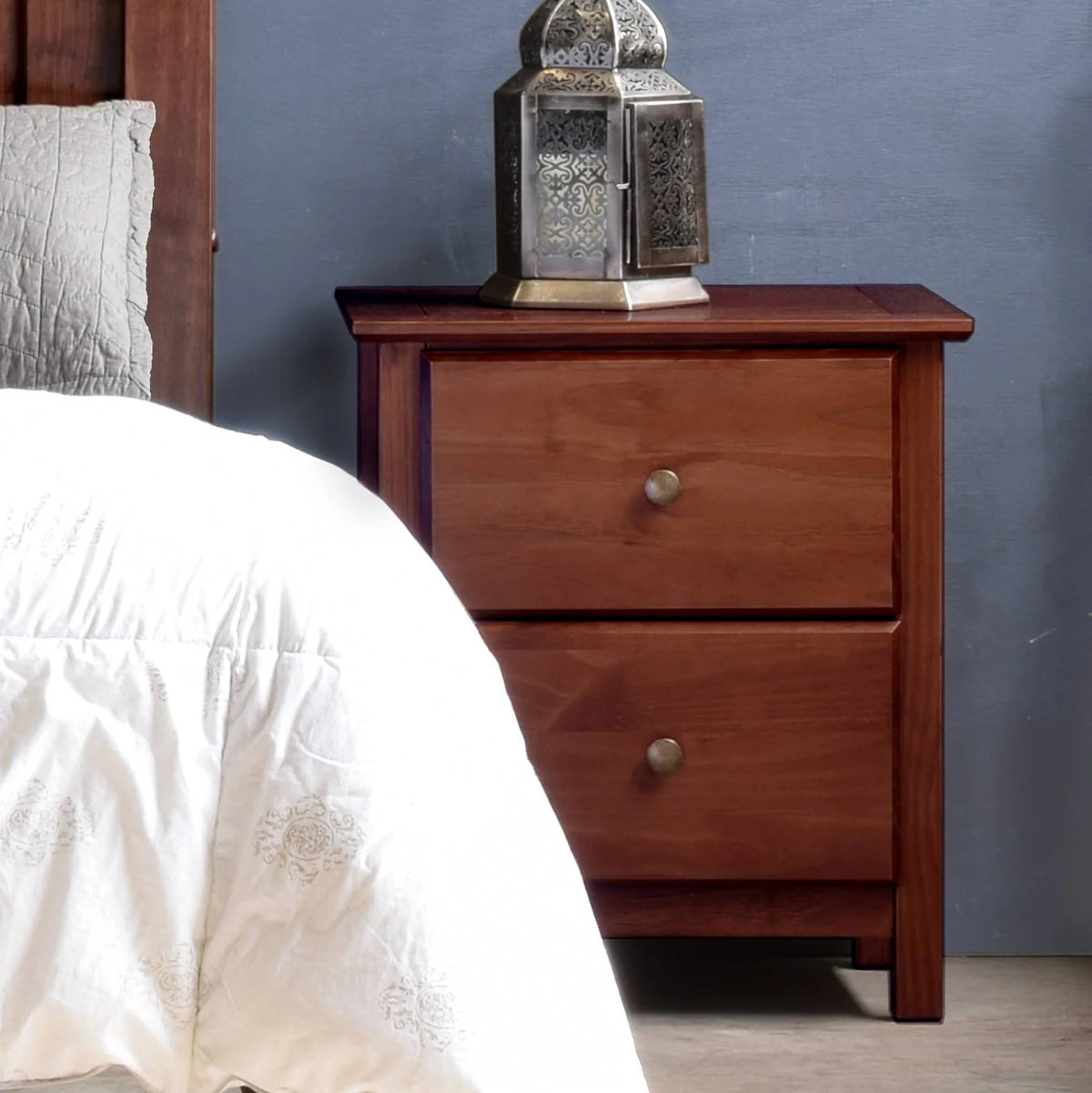 Solid Pine Shaker Nightstand