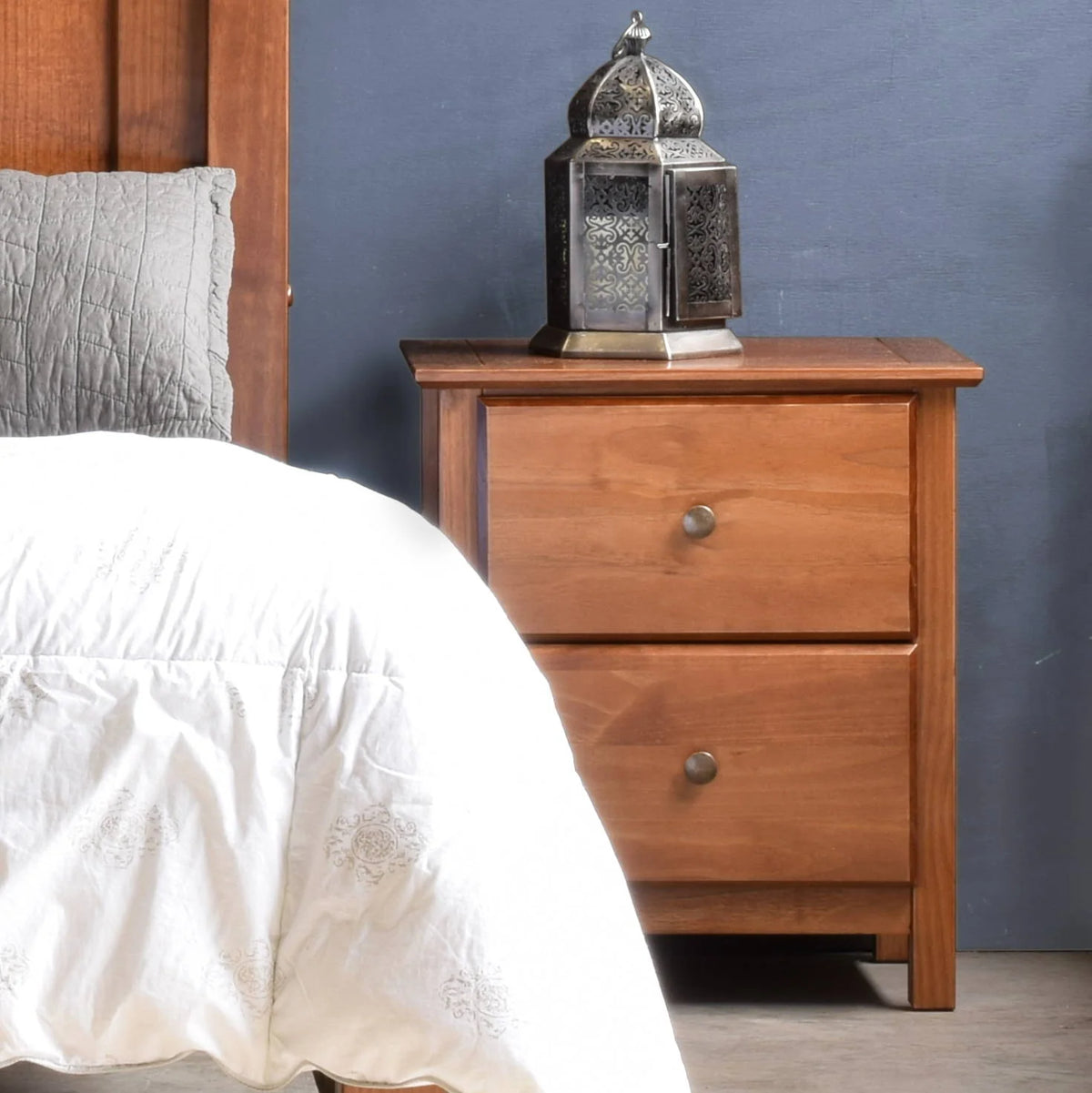 Solid Pine Shaker Nightstand